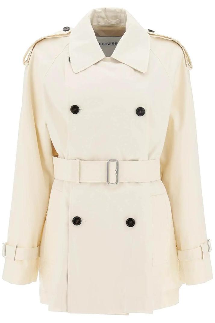 BURBERRY버버리 여성 트렌치코트 short cotton gabardine trench coat