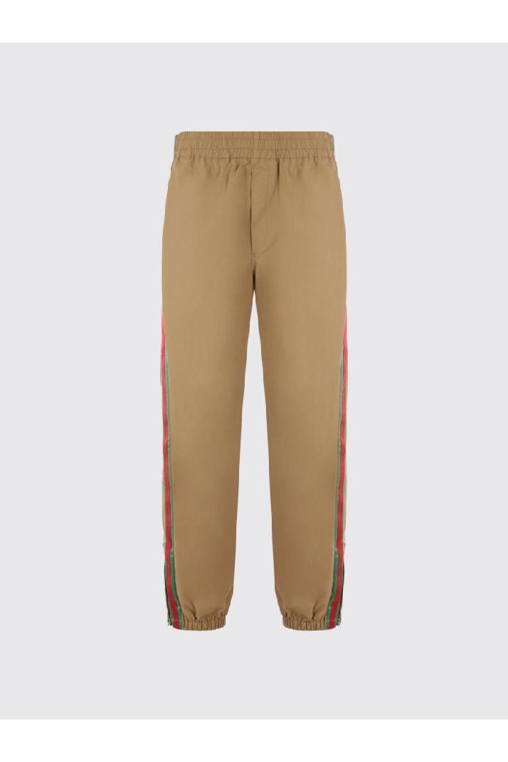 Gucci구찌 남성 바지 Gucci nylon pants with applied web band